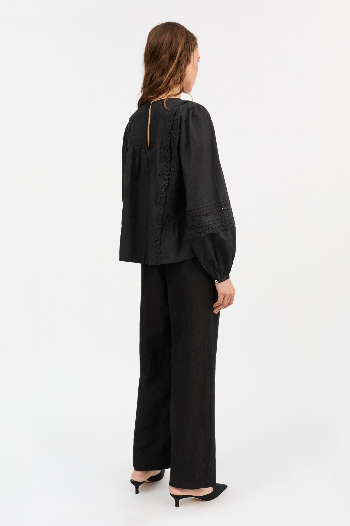 Skall Studio Leaf blouse Blouse Black